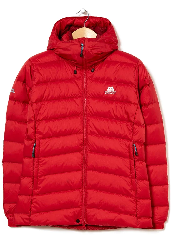 Mountain Equipment Senja Women's Down Jacket - Barbados Red Striped Jacket Polka Dot Jacket Floral Jacket