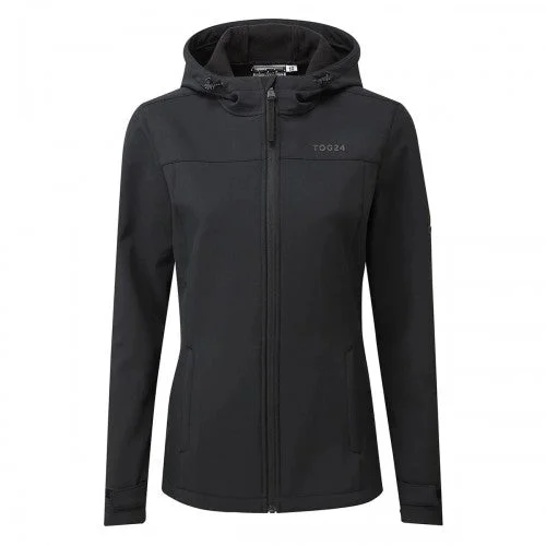 TOG24 Womens/Ladies Keld Hooded Soft Shell Jacket Wool Jacket Cashmere Jacket Tweed Jacket