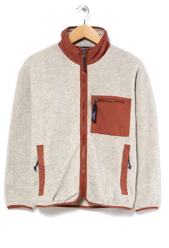 Patagonia Synchilla Women's Jacket - Oatmeal Chenille Jacket Brocade Jacket Lace Jacket