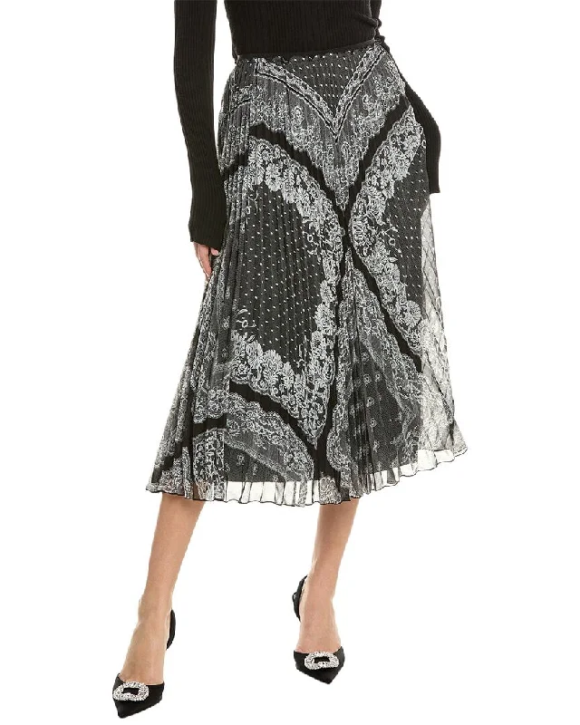 RED Valentino Midi Skirt boho skirt vibe