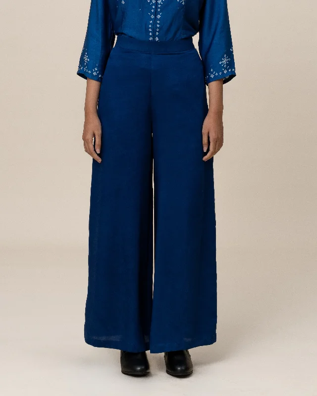 ANGKASA Langit - Palazzo Pants Cozy Knit Pants
