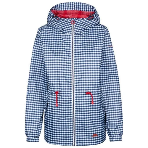 Trespass Womens/Ladies Niggle TP75 Checked Waterproof Jacket Appliqued Jacket Beaded Jacket Sequined Jacket
