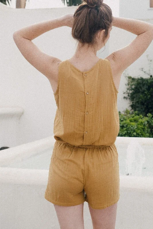 Ela pants in mustard Classic Pleated Pants