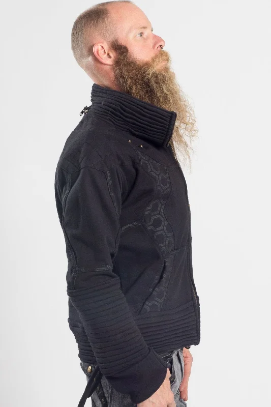Honeycomb Hexa Jacket Print Jacket Jacquard Jacket Patchwork Jacket