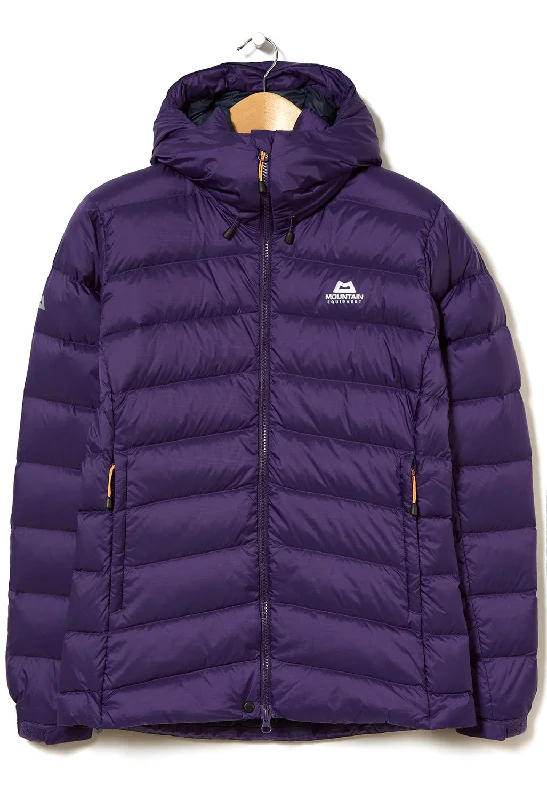 Mountain Equipment Senja Women's Down Jacket - Tyrian Purple Print Jacket Jacquard Jacket Embroidered Jacket