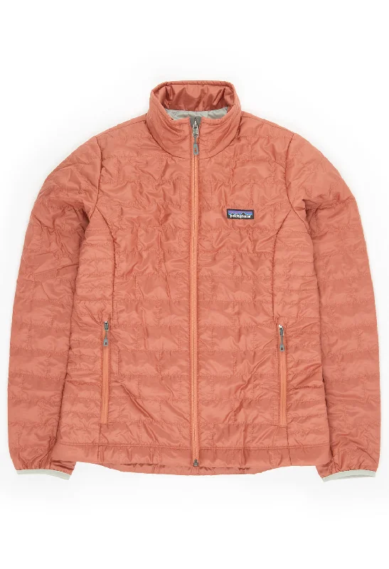 Patagonia Women's Nano Puff Jacket - Burl Red Insulated Jacket Fitted Jacket Loose Jacket