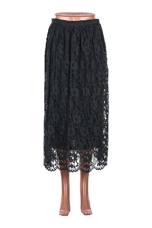 Albert Nipon Skirt leather skirt sleek
