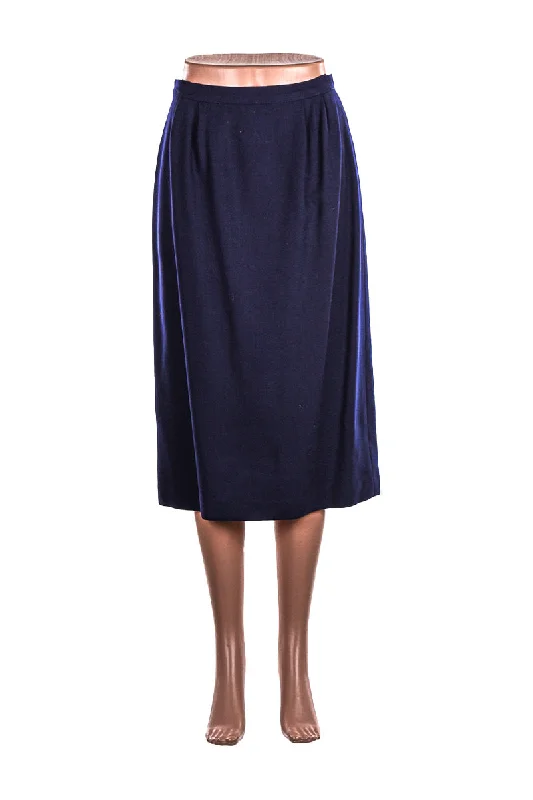 No Brand Navy Skirt modal blend skirt