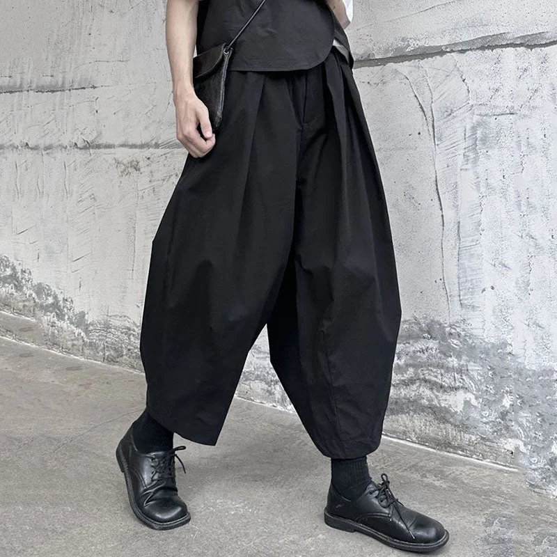 Summer Thin Loose Wide Leg Pants Elegant Trouser Pants