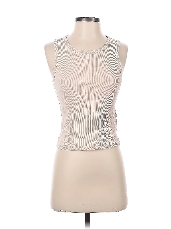 Sleeveless T Shirt-- Boxy Fit Fitted Loose