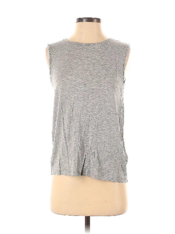 Sleeveless T Shirt-- Real Fur Shearling Chenille
