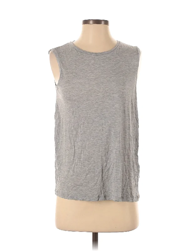 Sleeveless T Shirt-- Silk Blend Satin Velvet