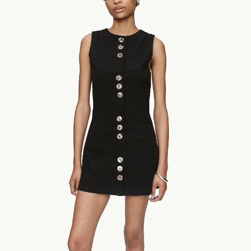 Lenny Dress - Black Tunics Business professional