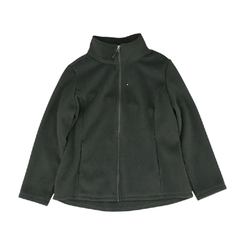 Gray Solid Lightweight Jacket Fleece Jacket Down Jacket Feather Jacket