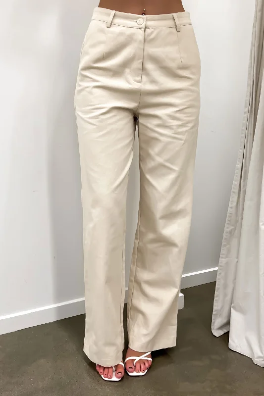 Hugh Pant Oat Classic Chino Pants