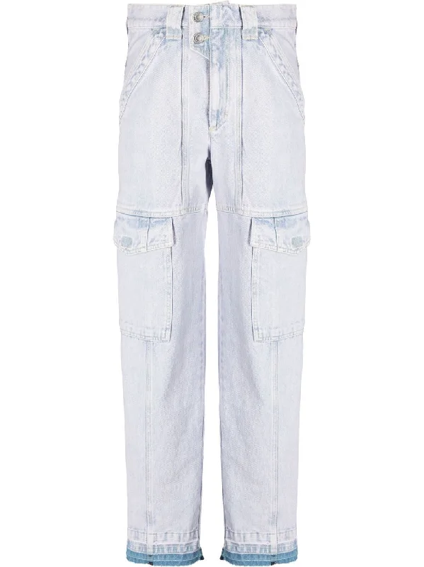 VAYONEO CARGO-POCKETS PANTS Chic Wool Trousers